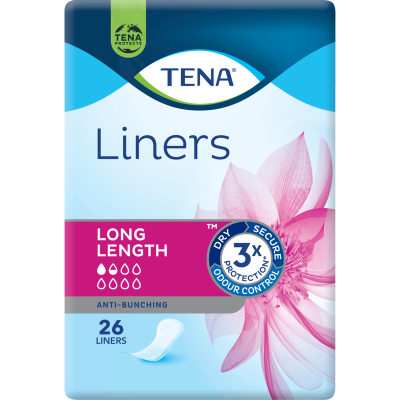 Tena Long Length Liners 26pk