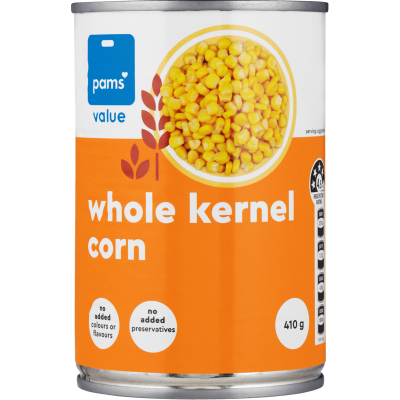 Pams Value Whole Kernel Corn 410g