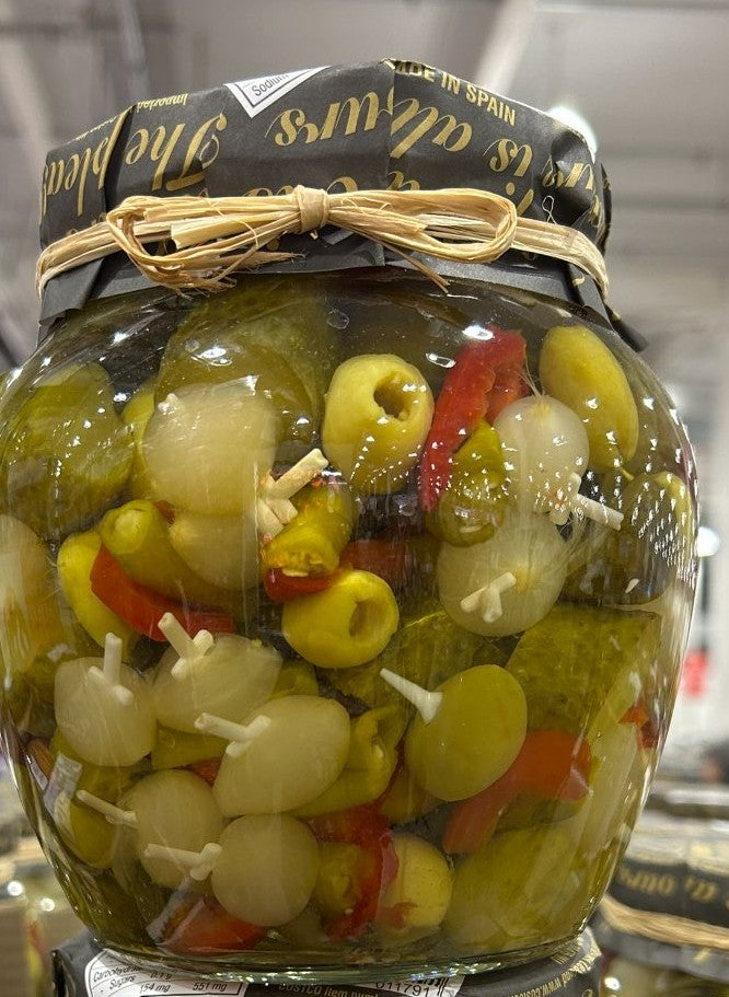 Costco Mixed Olives and Peppers Large Jar