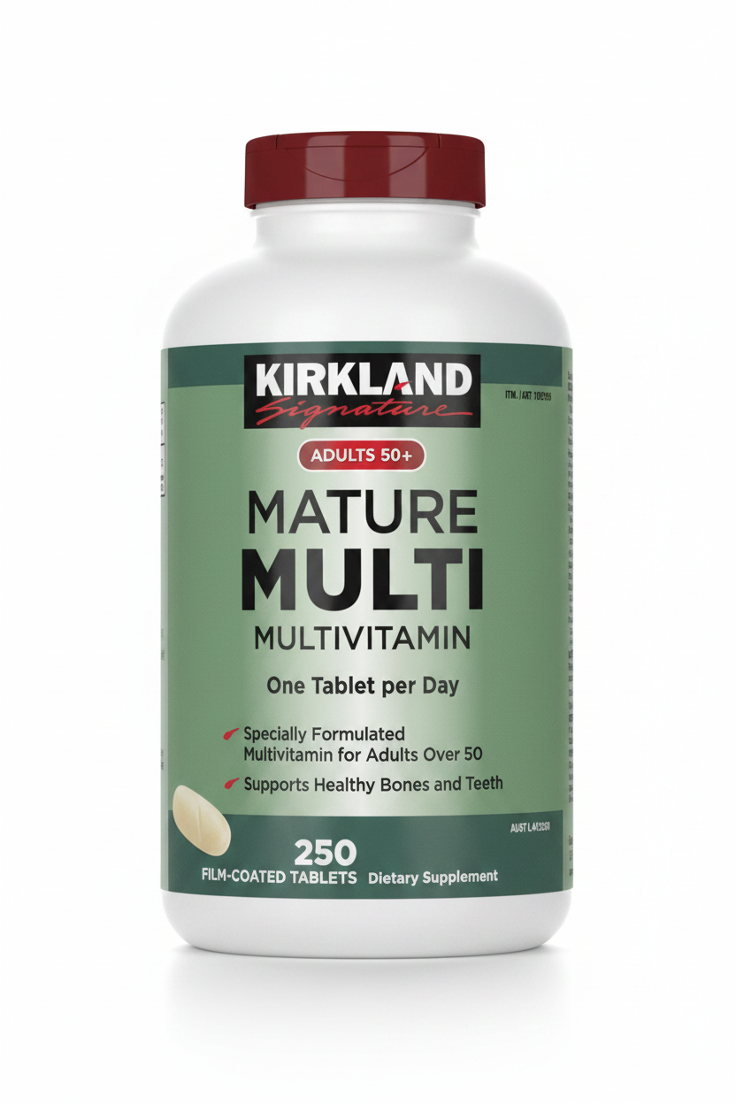 KIRKLAND SIGNATURE MATURE MULTIVITAMIN 250 TABLETS