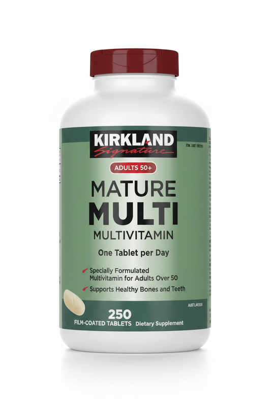 KIRKLAND SIGNATURE MATURE MULTIVITAMIN 250 TABLETS