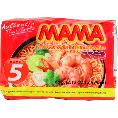 Mama Spicy Tum Yum Oriental Style Instant Noodles 5 x 60g