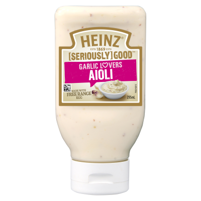 Heinz Seriously Good Garlic Lovers Aioli 295g