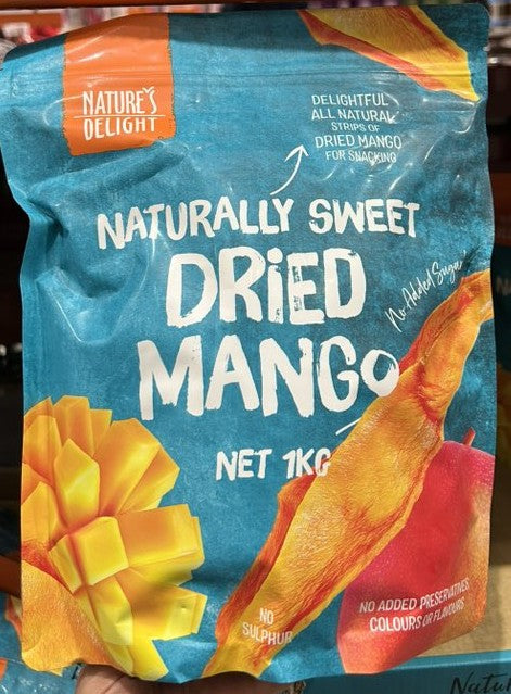 NATURE'S DELIGHT DRIED MANGO 1KG