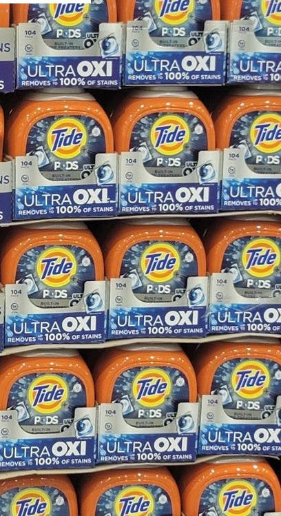 Tide Ultra Oxi Detergent Pods 104 count