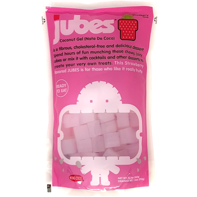 Jubes Strawberry Nata De Coco 360g