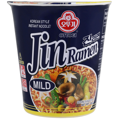 Ottogi Jin Ramen Mild Noodles 65g