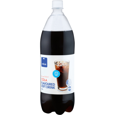 Value Cola Flavour 99% Sugar Free Carbonated Beverage 1.5l