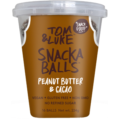 Tom & Luke Peanut Butter & Cacao Snackaballs 224g