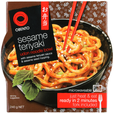 Obento Sesame & Teriyaki Noodles 240g