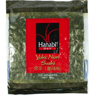 Hanabi Yaki Nori For Sushi 25g