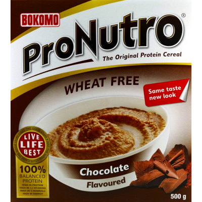 Bokomo ProNutro Wheat Free Chocolate Protein Cereal 500g