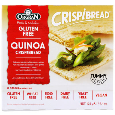 Orgran Gluten Free Quinoa Crispbread 125g