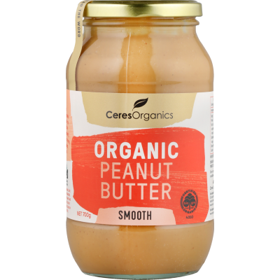 Ceres Organics Smooth Peanut Butter 700g