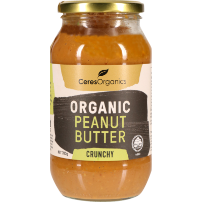 Ceres Organics Crunchy Peanut Butter 700g