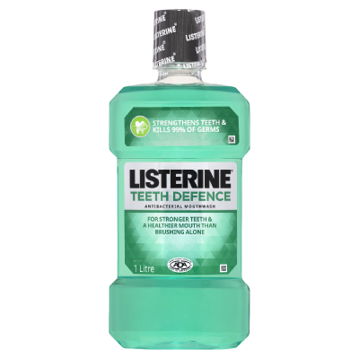 Listerine Teeth Defence Antibacterial Mouthwash 1l