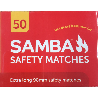 Samba Extra Long BBQ Safety Matches 50pk