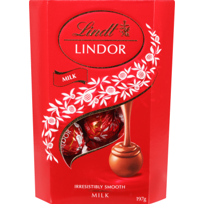 Lindt Lindor Milk Chocolates 197g