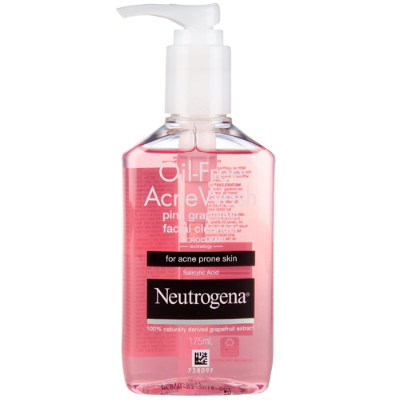 Neutrogena Pink Grapefruit Oil-Free Acne Wash 175ml