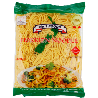 No 1 Foods Hokkien Noodles 500g