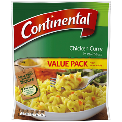 Continental Chicken Curry Pasta & Sauce 150g