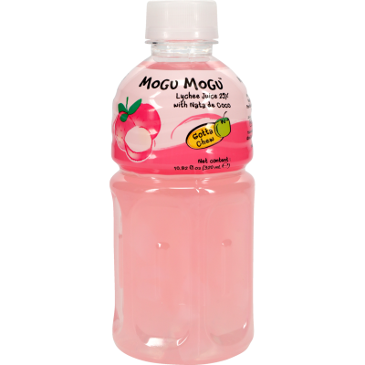 Mogu Mogu Lychee Juice With Nate De Coco 320ml