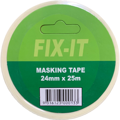 Fix It Today Masking Tape 24mm x25m 1pk