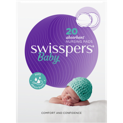 Swisspers Absorbent Nursing Pads 20pk