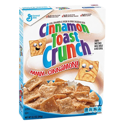 General Mills Cinnamon Toast Crunch Cereal 345g