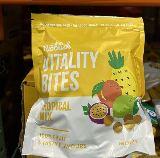Nibblish Tropical Vitality Bites 350g