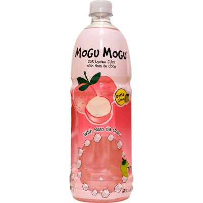 Mogu Mogu Lychee Juice With Nate De Coco 1l