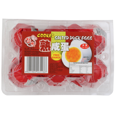 Hua Shun Cooked Salted Duck Eggs 360g