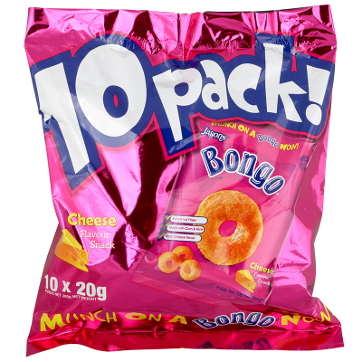 Jasons Bongo Cheese Snacks 200g