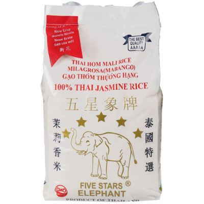 Five Stars Elephant Jasmine Rice 10kg