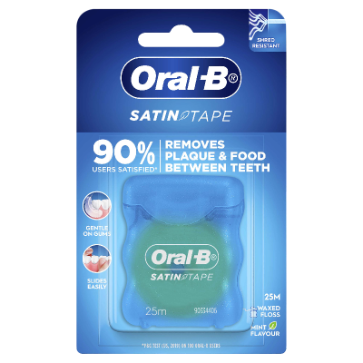 Oral-B Mint Flavour Satin Tape Dental Floss 25m
