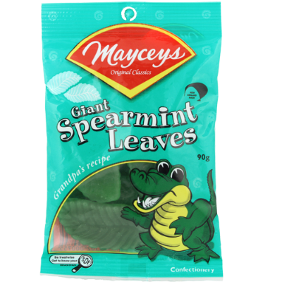 Mayceys Giant Spearmint Leaves 90g