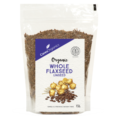 Ceres Organics Whole Flaxseed 450g