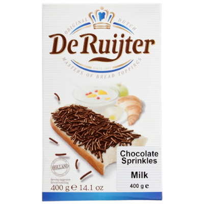 De Ruijter Milk Chocolate Sprinkles 400g