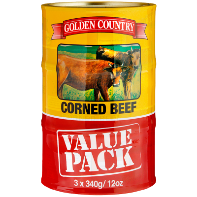 Golden Country Corned Beef Value Pack 976g