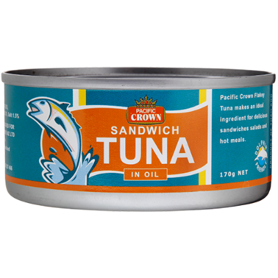 Pacific Crown Sandwich Tuna In Oil 170g