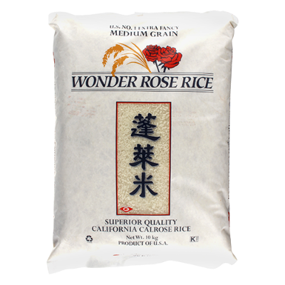Wonder Rose Medium Rice 10kg – GoPotatoes