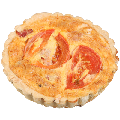 Ham Tomato Cheese Quiche ea