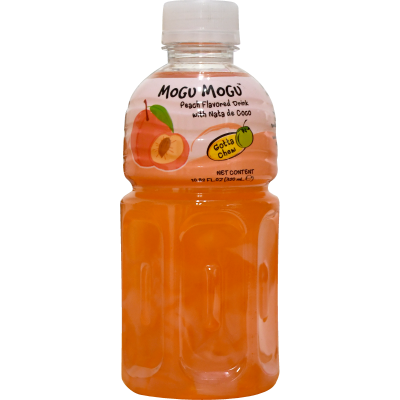 Mogu Mogu Peach Flavoured Drink With Nate De Coco 320ml