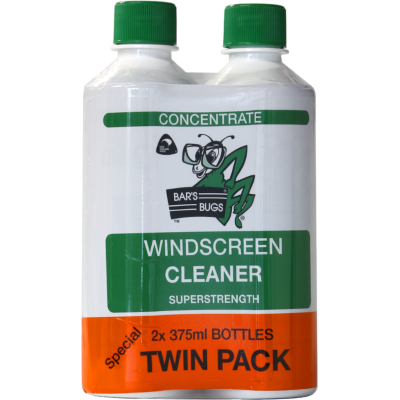 Bar's Bugs Windscreen Cleaner Twin Pack 2 x 375ml