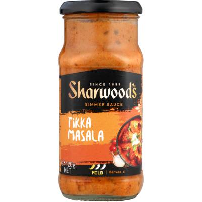 Sharwoods Tikka Masala Simmer Sauce 420g