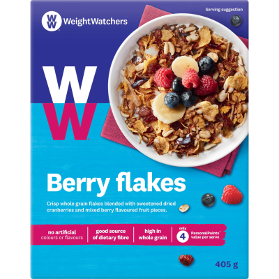 Weight Watchers Berry Flakes Breakfast Cereal 405g