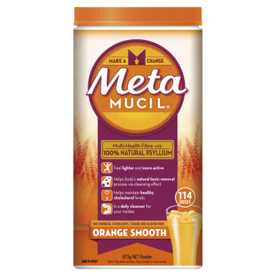 Metamucil Orange Smooth Daily Fibre Supplement 673g