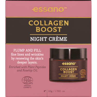 Essano Rosehip Collagen Boost Night Creme 50g