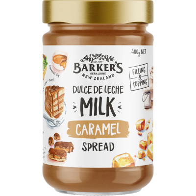 Barker's Dulce De Leche Milk Caramel Spread 400g