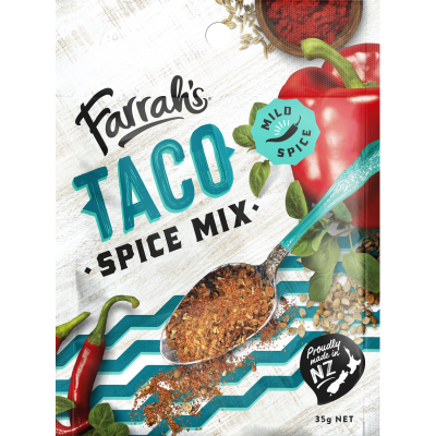 Farrah's Taco Mild Spice Mix 35g